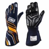 OMP One-S my2020 Race Gloves Navy Blue/Fluo Orange